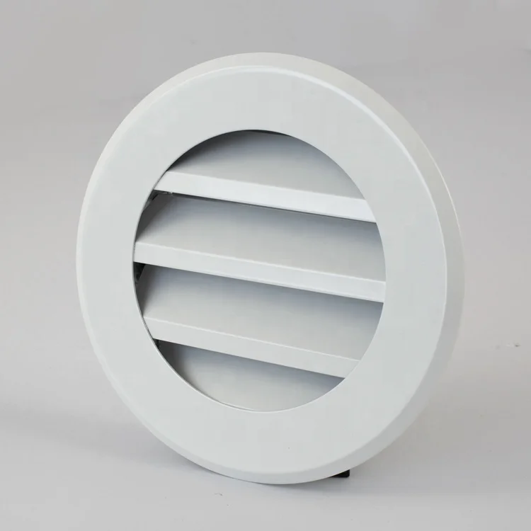 Grandaire Ventilation Air Grille Vent Circular Weather Louvres with Bird Screen