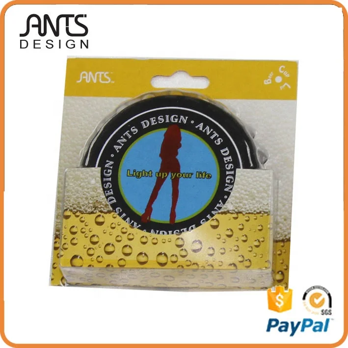 
Custom Logo Novelty Beer Cap Shape silicone coaster 