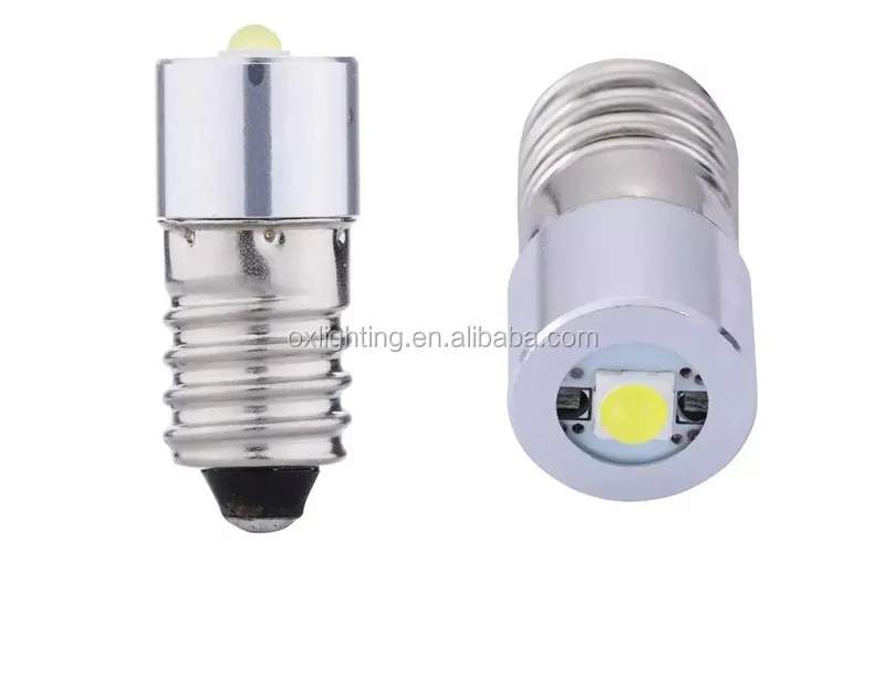 Стильная Светодиодная лампа-вспышка E10 P13.5S фонарик светодиодные лампы 3 Вт