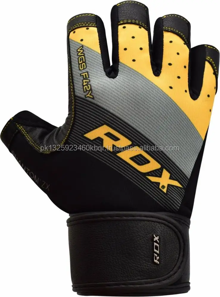 Custom logo workout weight lifting gloves