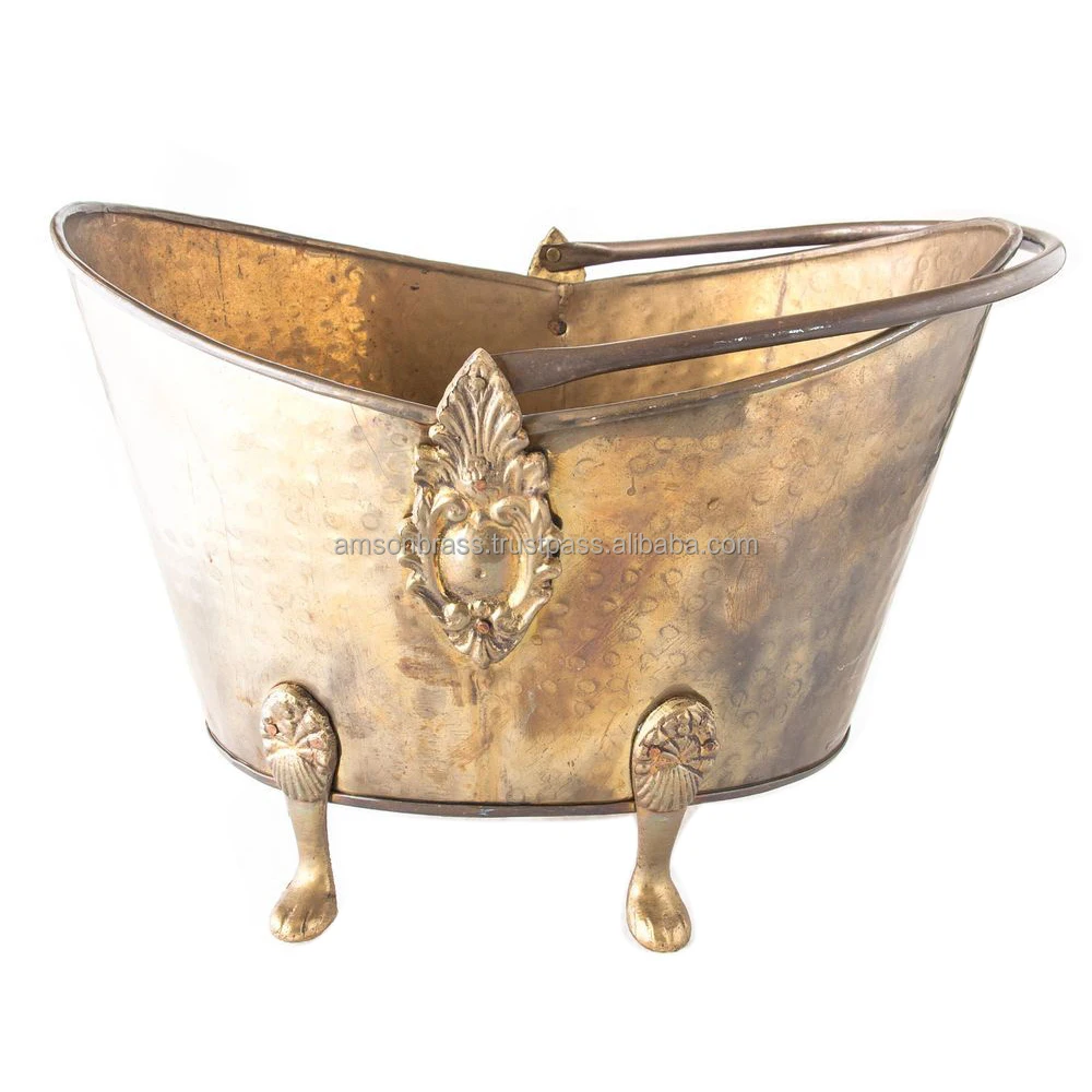 Household Storage Bucket with Lid Paw Fit Mid Century Decorative Coal Bucket & Ash Bucket