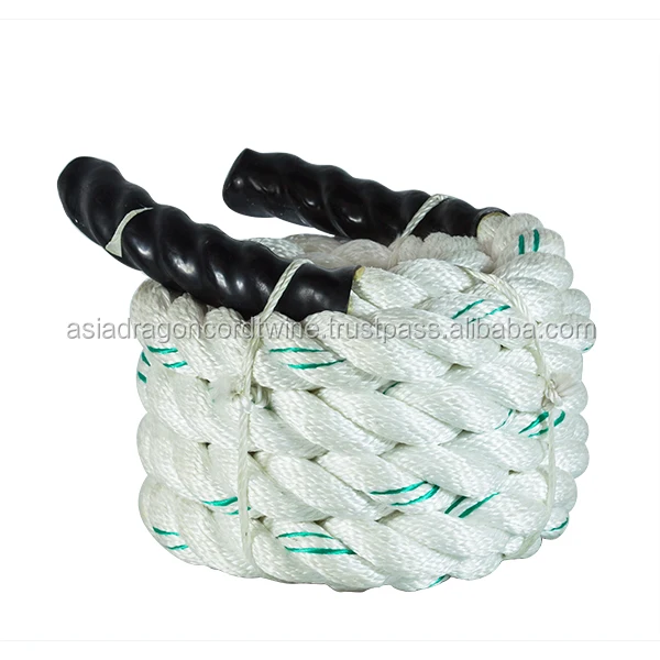 Poly Dacron 30ft/40ft/50ft Length Battle Rope Training Exercise Strength Workout