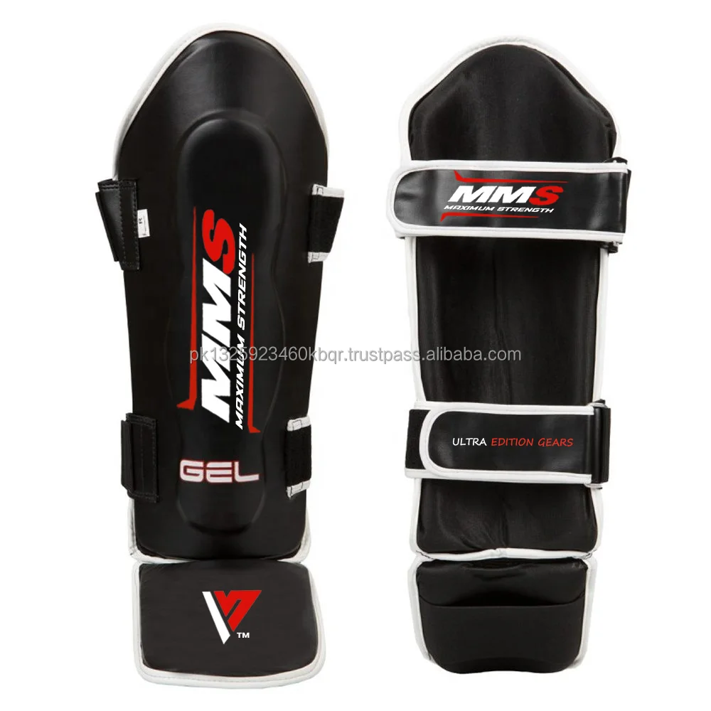 Top Quality Leather shin guard Boxing Muay thai Kick boxing