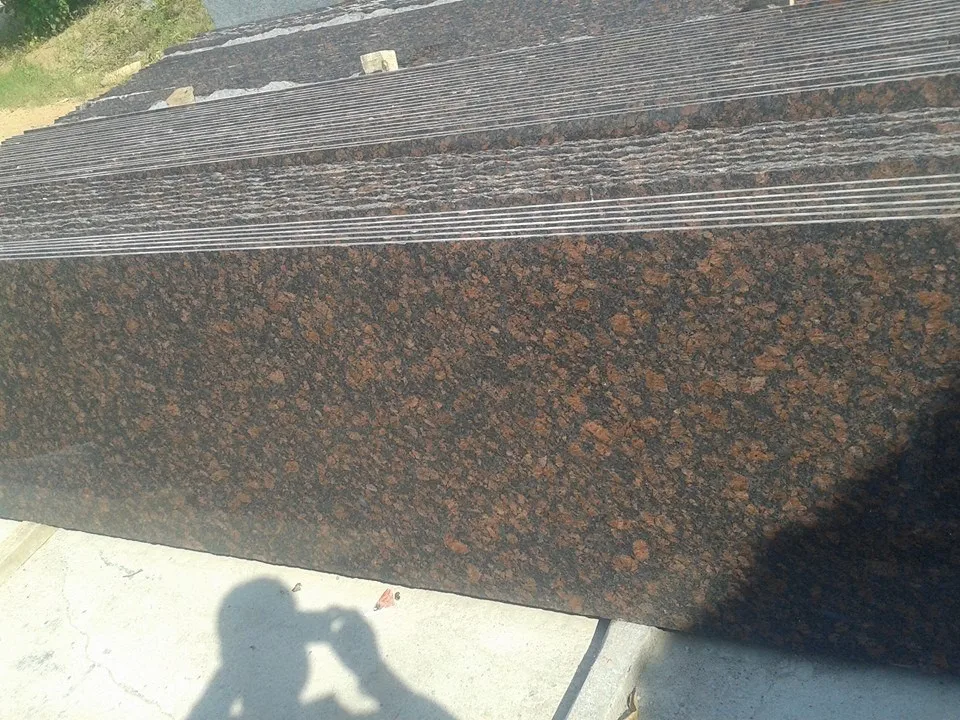 Tan Brown granite slab