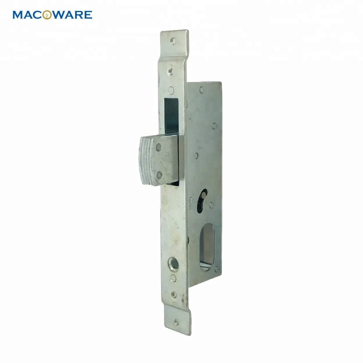 Durable Aluminium Door Frame Small Oval Cylinder Mortise Throw Bolt Door Lock