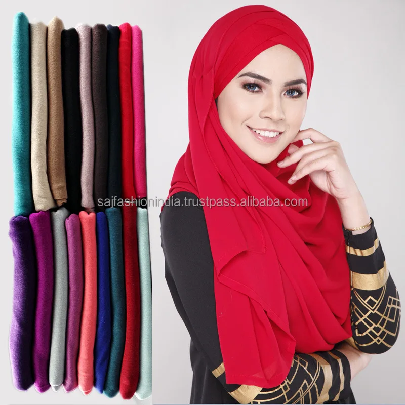 High Quality Tie Dye Hijab Scarf Fashion Hijab Popular Scarves Plain Cotton  Scarf Other Scarves & Shawls