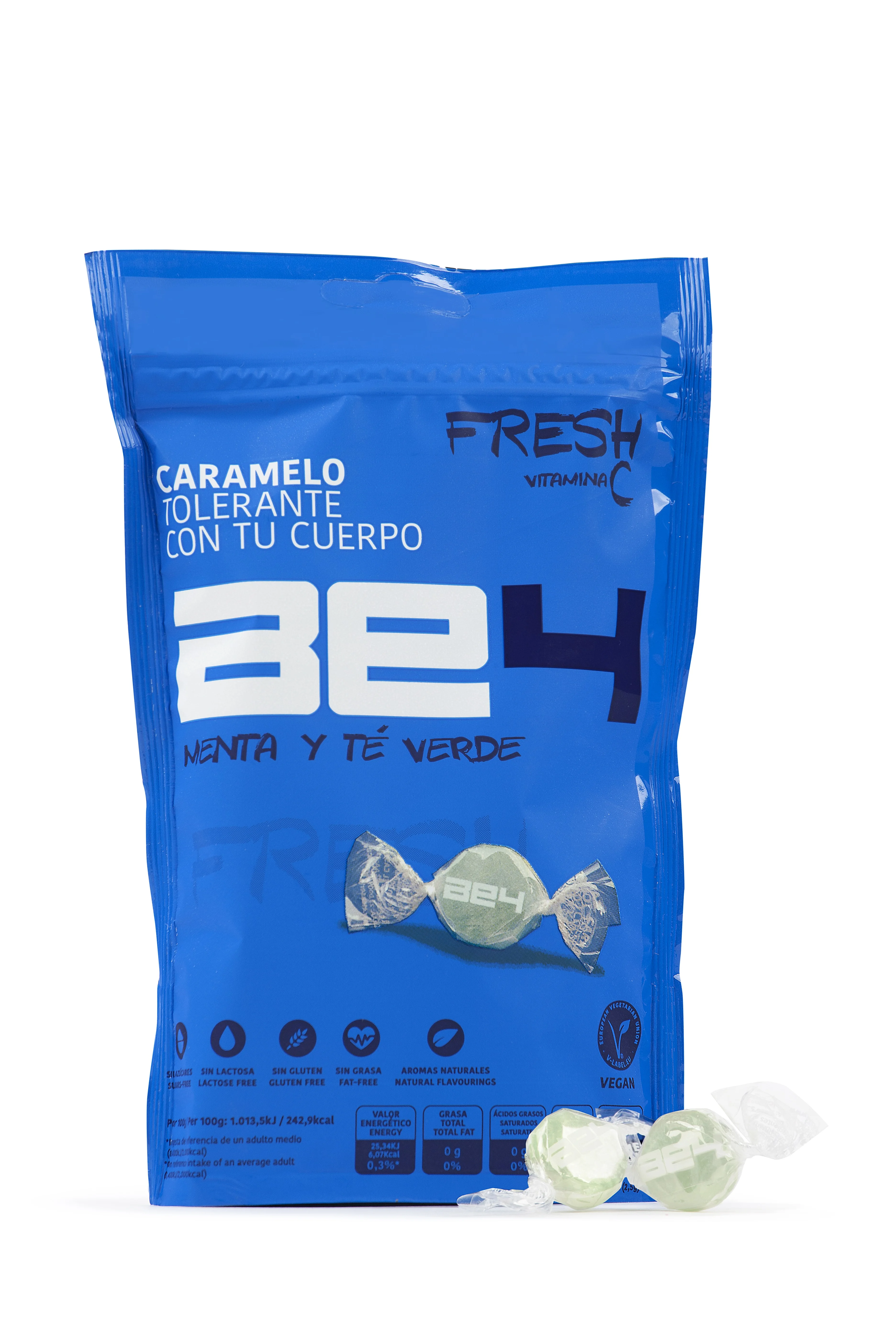 
Spanish Vegan BE4 Fruit Candy - Fruit Flavour | El Caserio 