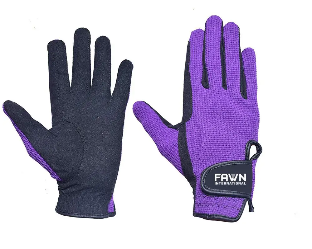 Кожаные перчатки для верховой езды с возможностью нанесения индивидуального