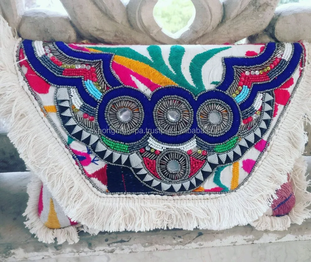 Beach Bag / ladies Tassel Beads Evening clutch party Clutches for women wholesale 2018