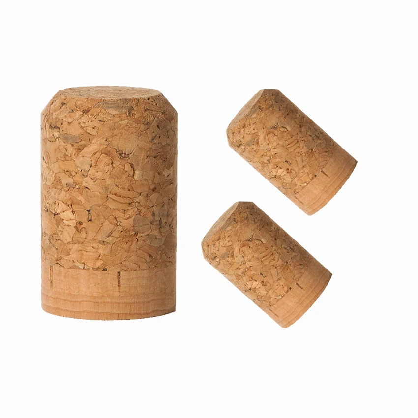 
Agglomerated cork Closures for Champagne or fast consumption Wines 