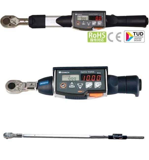 
Japanese Brand: TOHNICHI Digital High Reliable Torque Wrench, Interchangeable Head Digital Torque Wrench, Toruqe Tester 