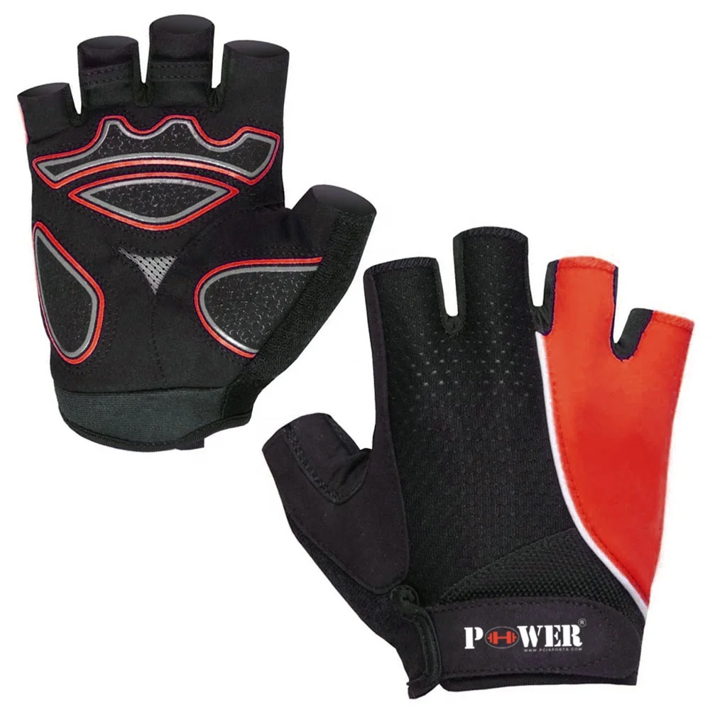 Breathable Half Finger Lycra Cycling Unisex Half Finger Outdoor Bicycle Safety Protective Sports Gloves