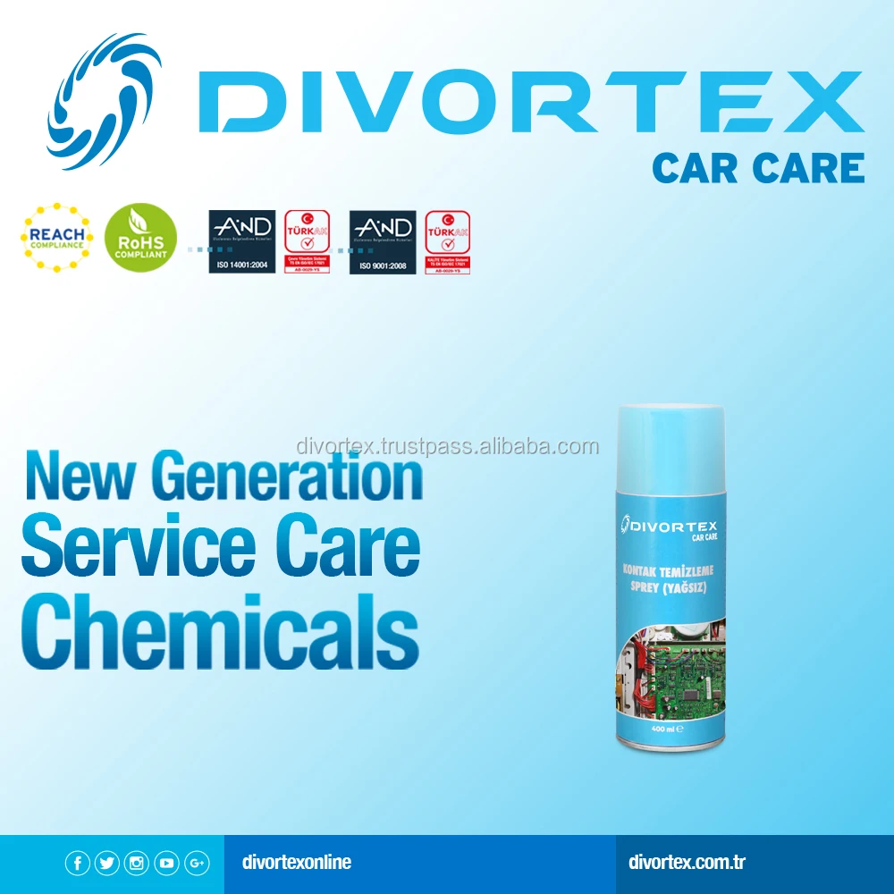 
Divortex Car Care Oil Free Ignition Cleaning Spray 400 Ml 
