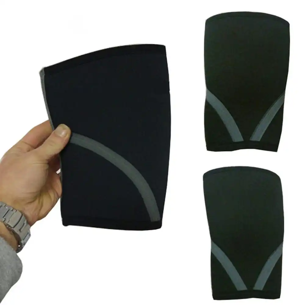 2022 Brussels Sports 7mm compression Breathable Adjustable knee brace weightlifting knee pad Sports wear knee pad blue Color pad