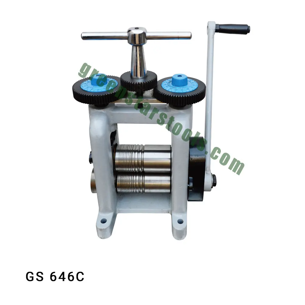 Italian Type Rolling Mill Green Stars Jewelery Tools