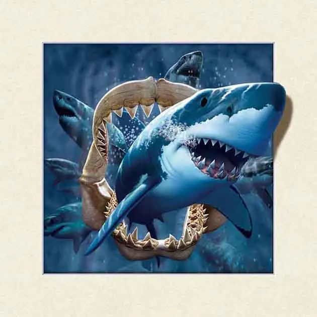 
40x40cm 5D lenticular picture 5d poster with eagle picture 