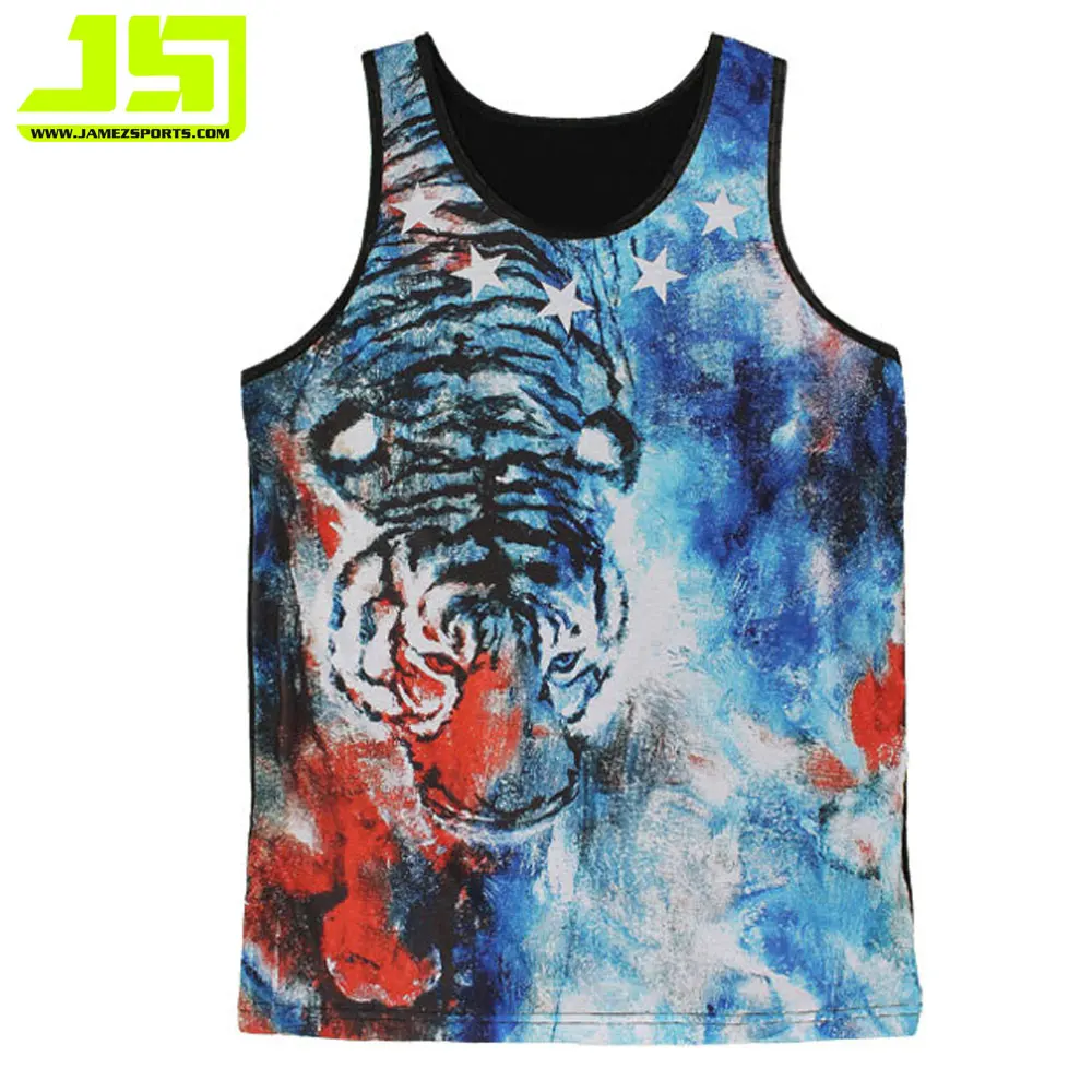 Newest Style Sublimation Men Tank Top