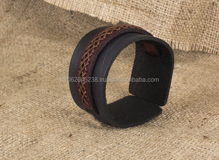 2020 trending products navy blue genuine leather bracelet from Turkey Istanbul