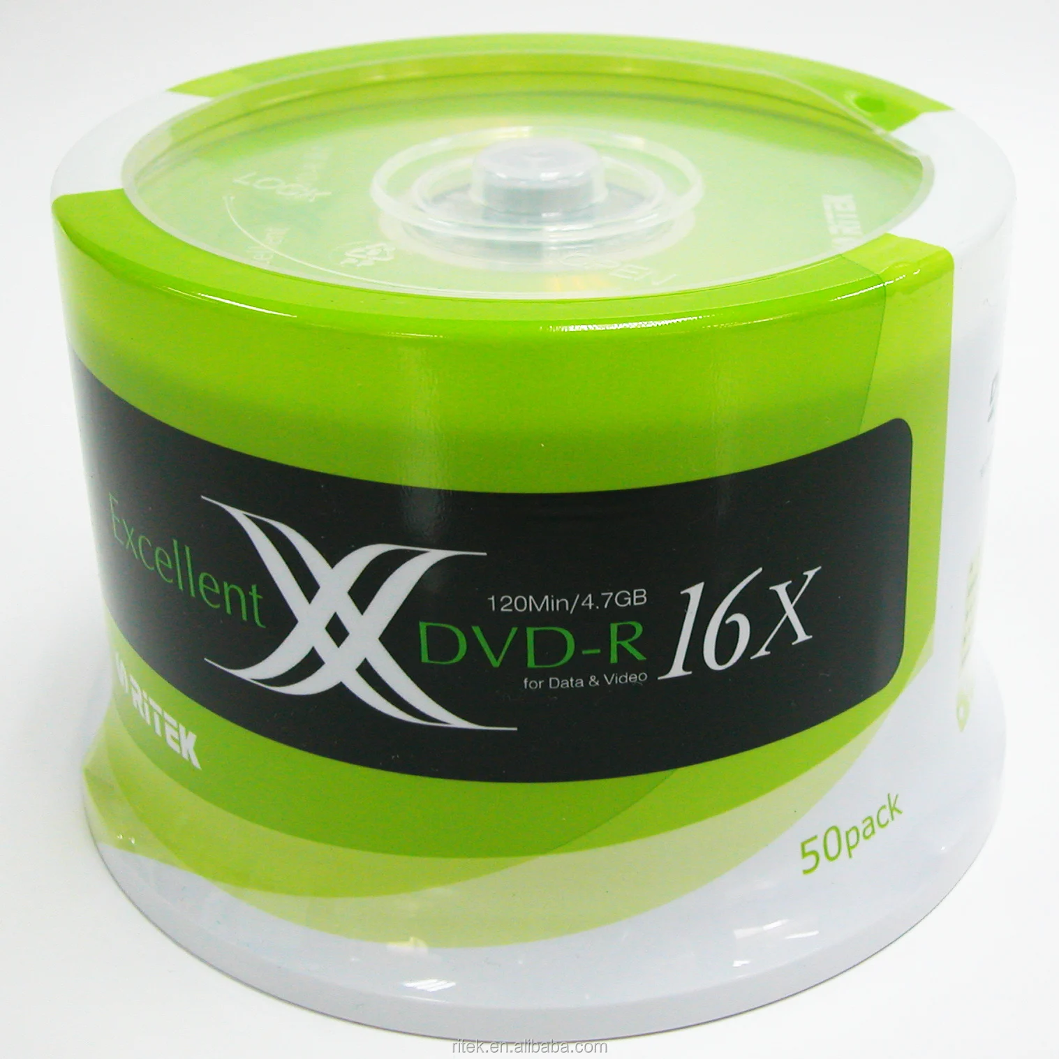 Чистый высококачественный DVD - R 16X RITEK