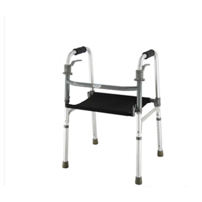 
Портативный Съемный ходунок из ткани Оксфорд, четыре фута, складной ходунок из алюминиевого сплава, ходунки для инвалидов с сиденьем 