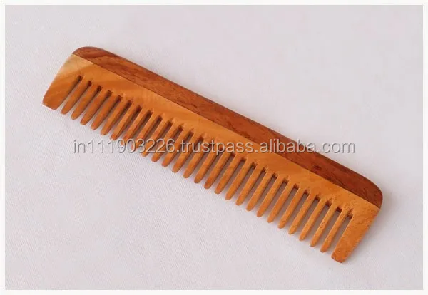 Ayurvedic Properties best quality Pure Neem Wooden Comb