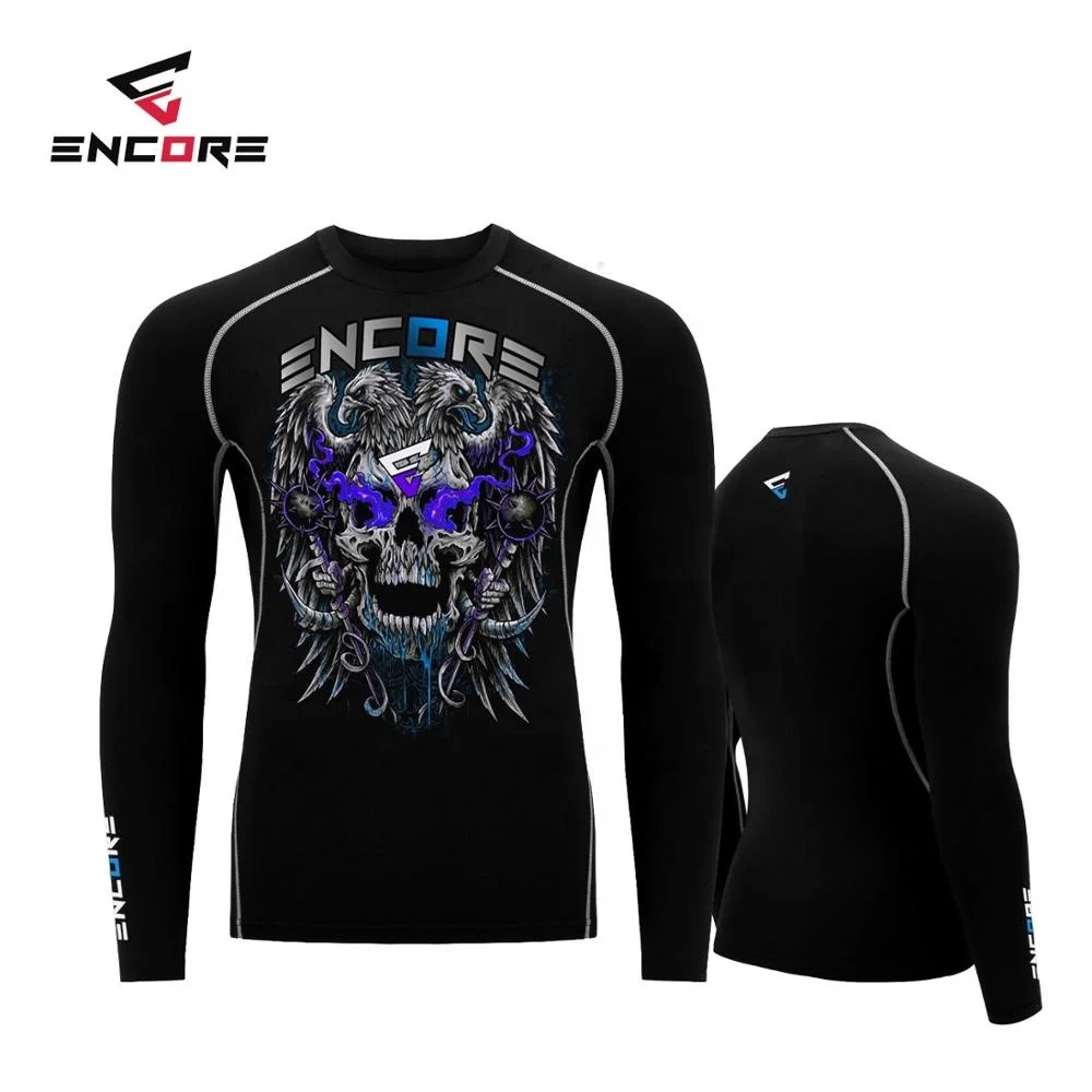Latest Design MMA Rashguards Fully Customized Light Weight Sublimated Rashguards BJJ Rashguards Sports Wear