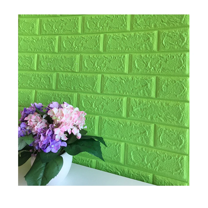 Водонепроницаемая самоклеящаяся Настенная Наклейка с 3d-изображением кирпича/Современные Настенные обои slelf из пеноматериала кирпича/Настенные пены