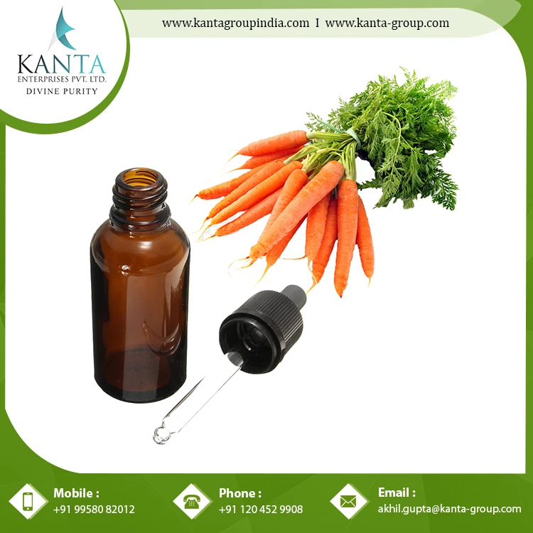 Organic Carrot Seed Oil with Antifungal and Antibacterial properties might help with skin infections from Indian Supplier