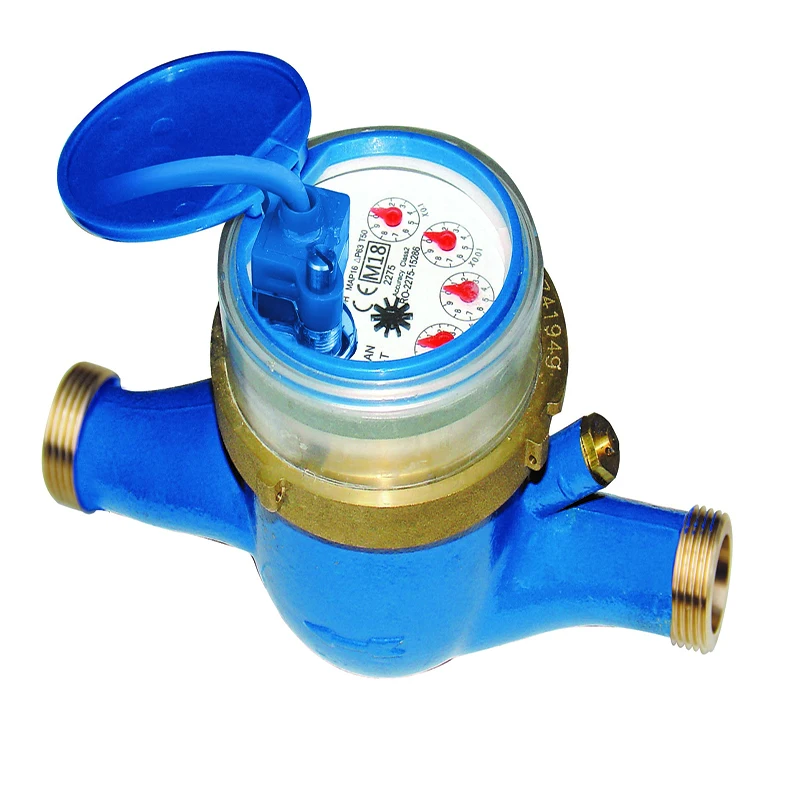 DN15 Multi-Jet Dry Dial Class C Water Meter (L) pulse output