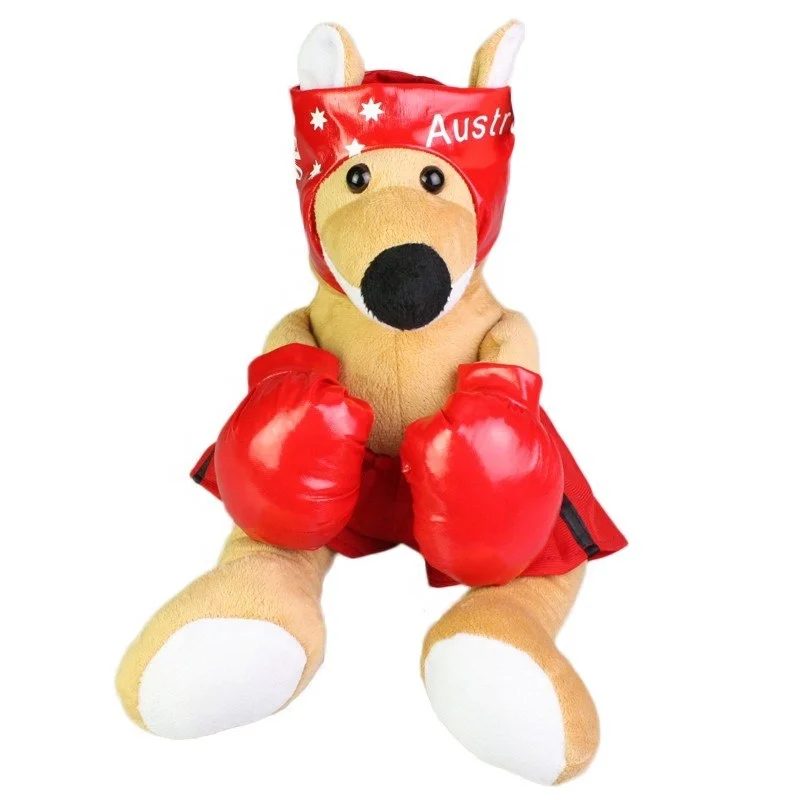 
Simulation Soft Boxing Kangaroo plush toy Stuffed Animal Boxing Kangaroo toy 