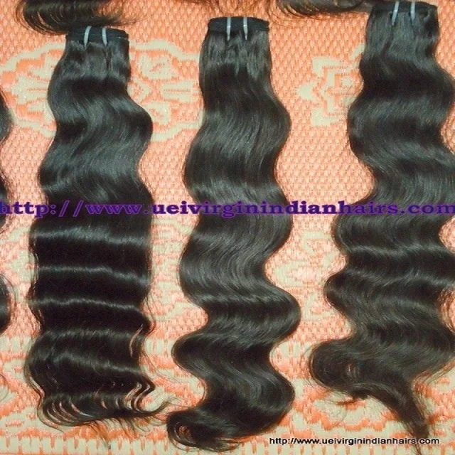  100% храмовые Необработанные индийские натуральные волосы