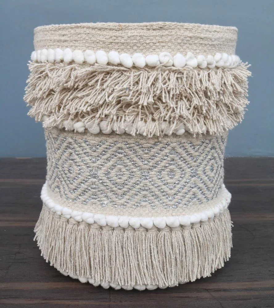 Home Storage Basket Pot Vases black white round vase kitchen accessories Organizer