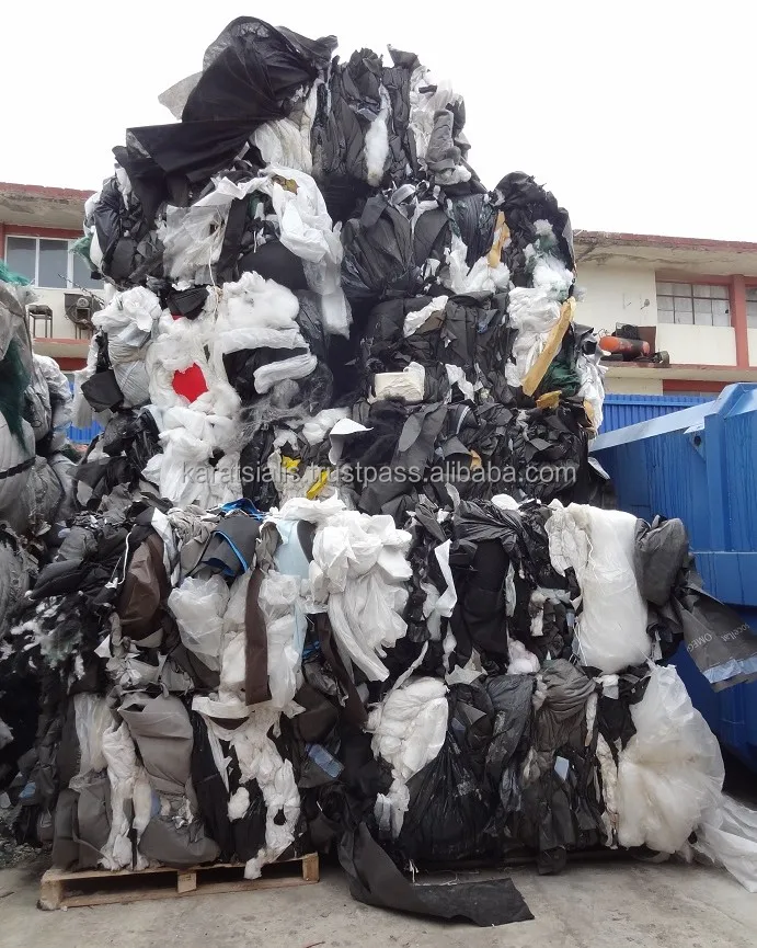 
PP NON WOVEN FIBER - CLIPS MIX COLORS BALES SCRAP /WASTE. 