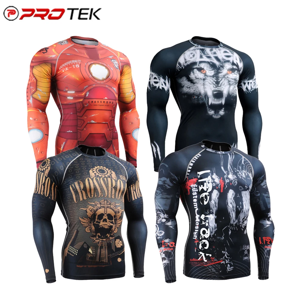 Custom Design Sublimation MMA Rash Guard BJJ Rash Guard Surfing Rash Guard