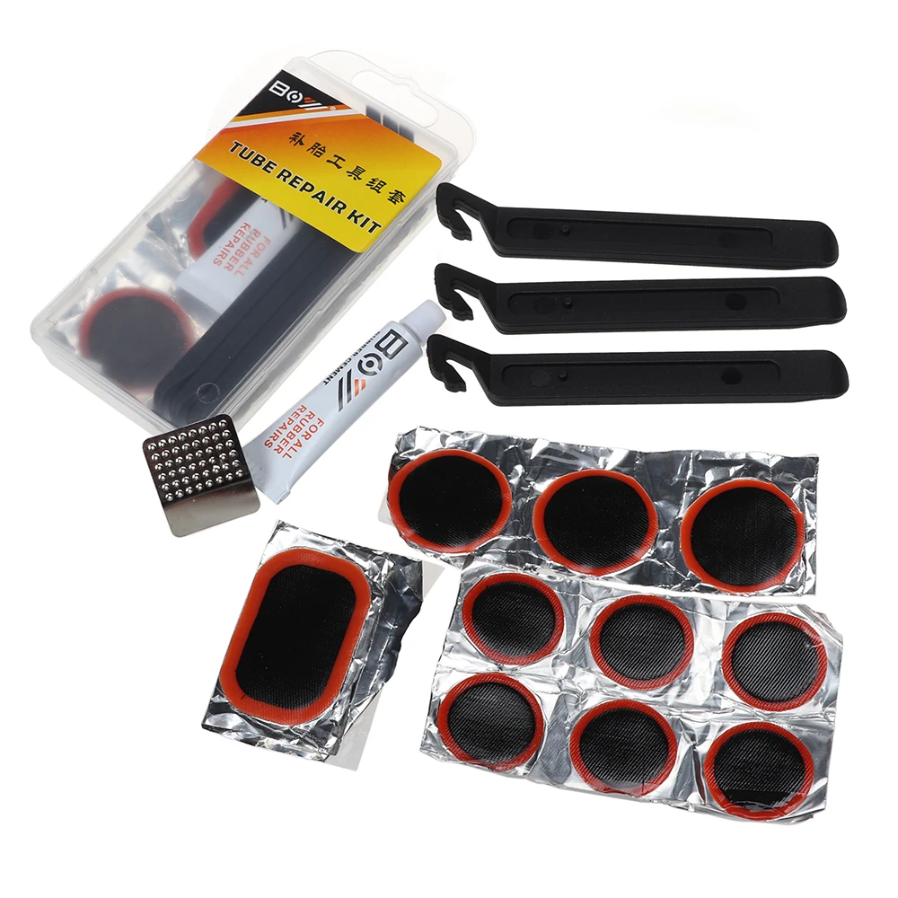 BOY 7020E Inner Tube Bicycle Tire Repair Tool Set Road Mountain Bike Tool Box MTB Bicycle Tool Kit for Tire Tube