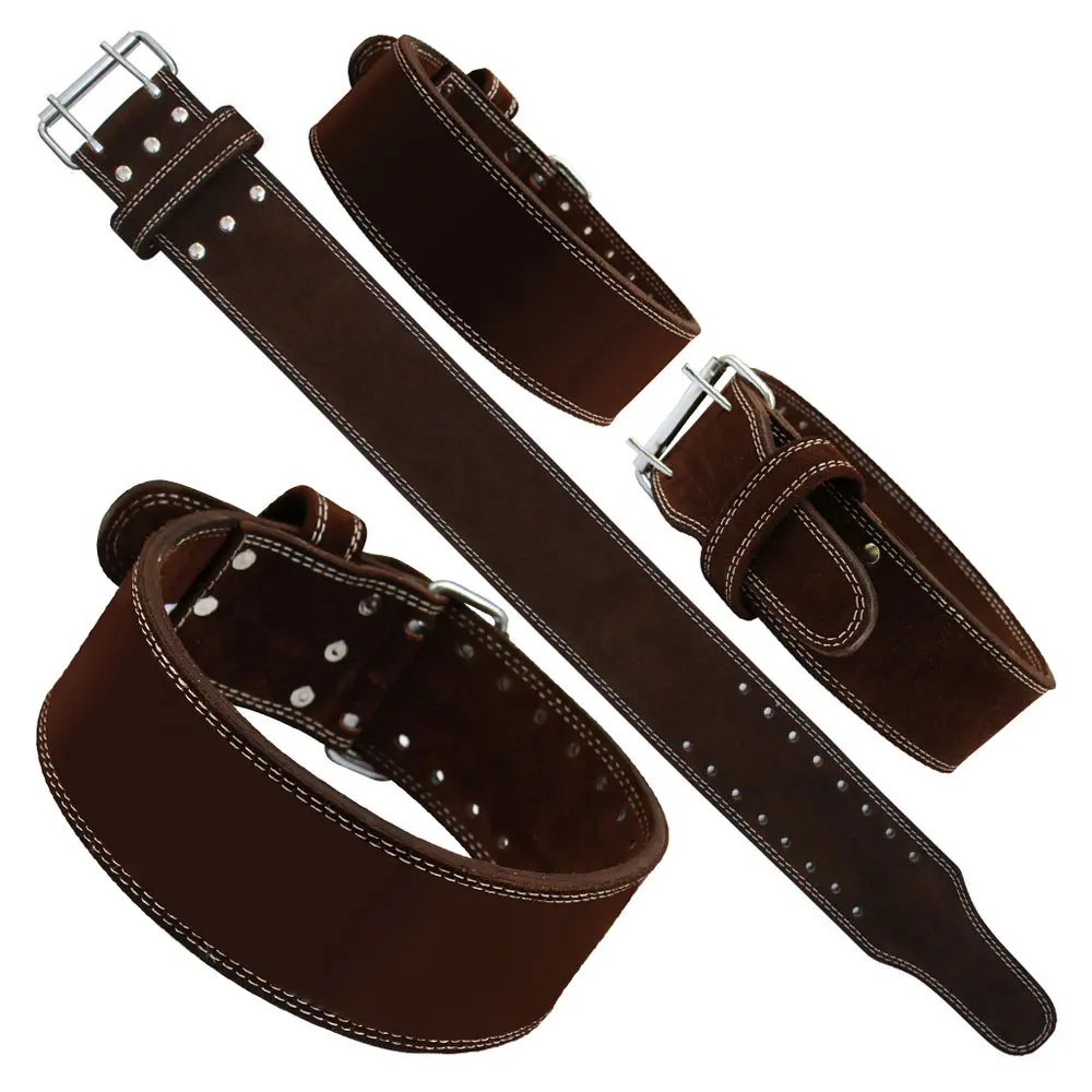 Gym Equipment Custom Bodybuilding Power Protective Adjustable Leather Exercise Weight Lifting Support Weightlifting Belt