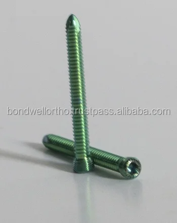 Orthopaedic Implants Exporter 5.0mm Locking Head Screw Stainless Steel