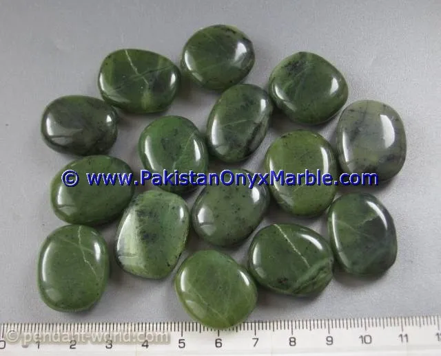 tumbled polished NEPHRITE JADE ROUGH