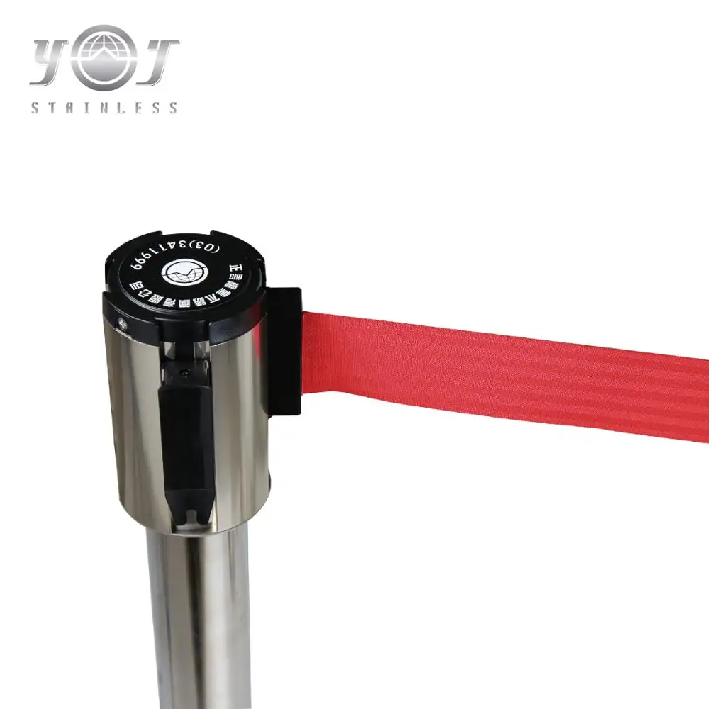 
hot sale stainless steel queue line railing standing rope stanchion 