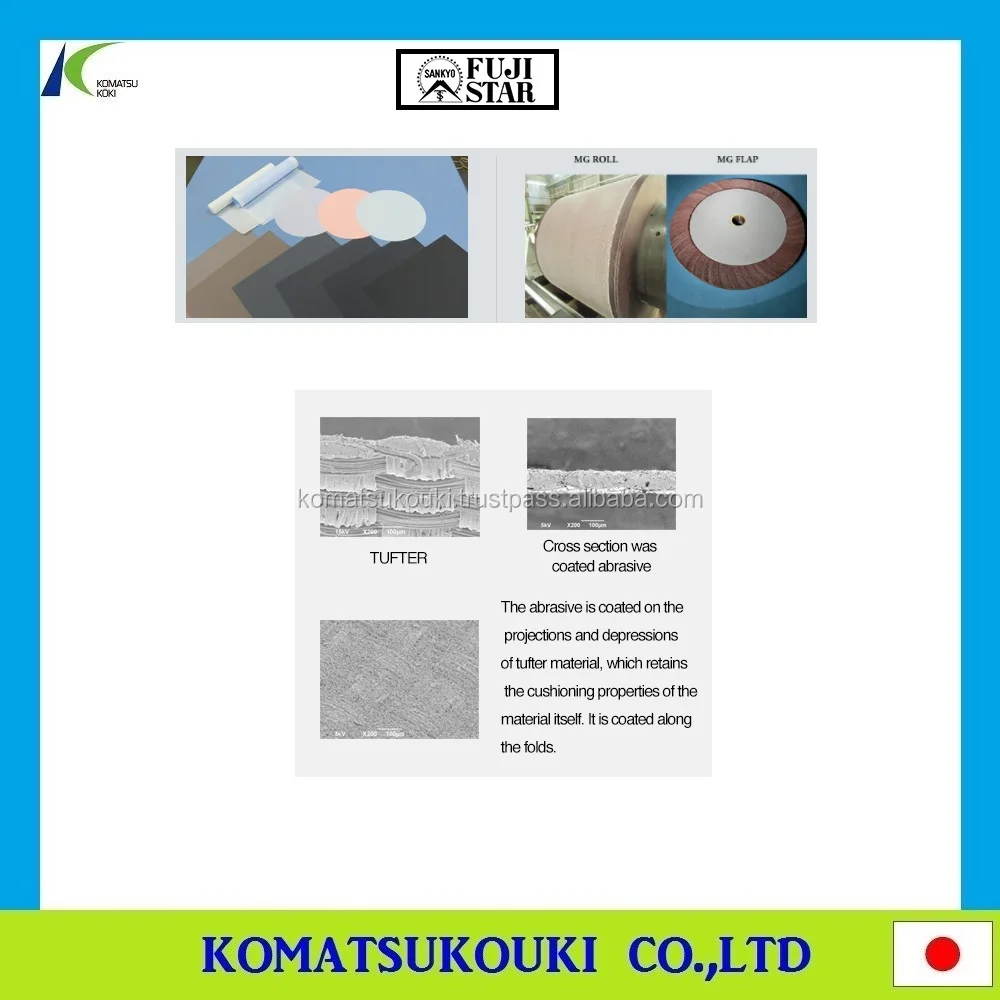 Best-selling Japan Sankyo Rikagaku Fujistar abrasive products--Woodworking cloth for wood sanding