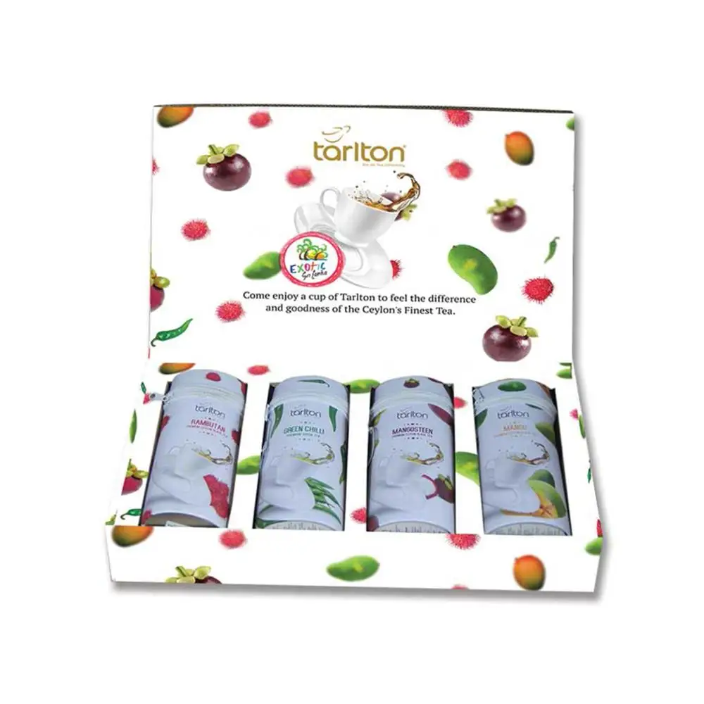 
Premium Ceylon Black Tea- Gift Tea - Zipped Can with 5 different mouth watering tastes by Tarlton 