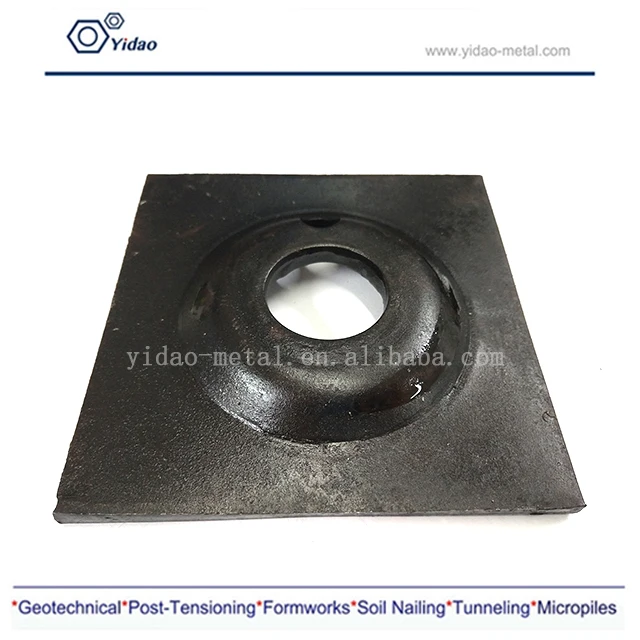 Domed washer 30 degree for concrete construction tunnelling and mining application