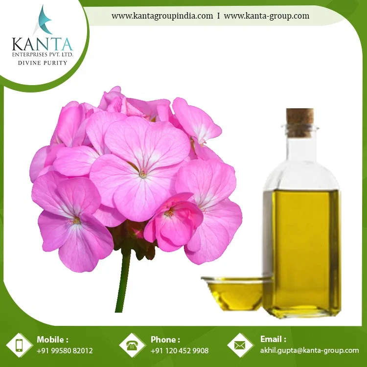 Good Quality Geranium Essential Oil Used for Skin care and Hair Care Direct Factory Supply from India