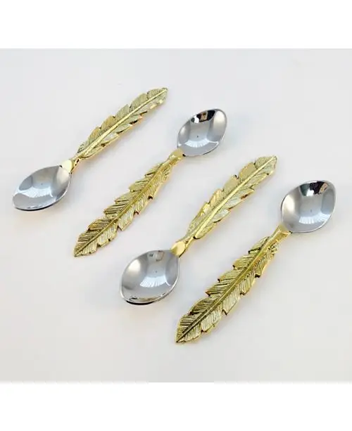 New Design Shape Small Shovel Coffee Spoon Small Tea Spoon 304 Stainless Steel for Wedding Favors Laser Bag Custom Metal Logo