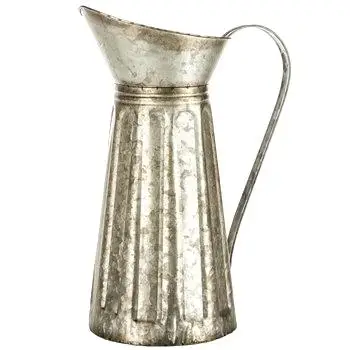 DECORATIVE FRENCH VINTAGE  WATER JUG WATER STORAGE JUG HANDMADE WATER KETTLE HANDMADE IRON JUG RESOLUTION STOCK