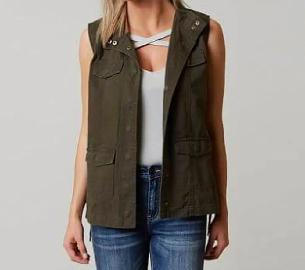 
High Quality Fashionable Casual Slim Fit Street wear Breathable Ladies Vest For Wholesale Supplier 