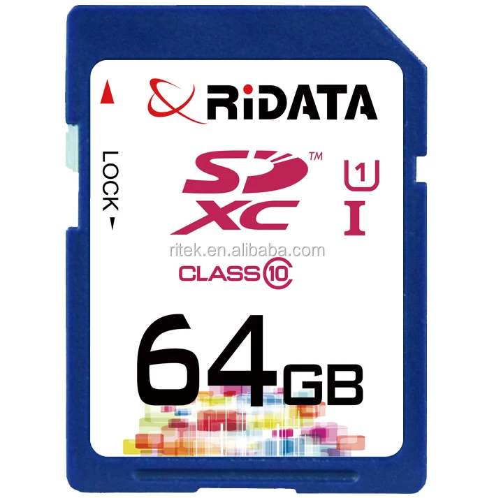 SDXC UHS - 1 memory card with high speed