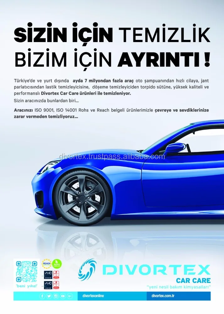 
Vortex Brushless Foamy Liquid Car Wash Shampoo 25 Kg 