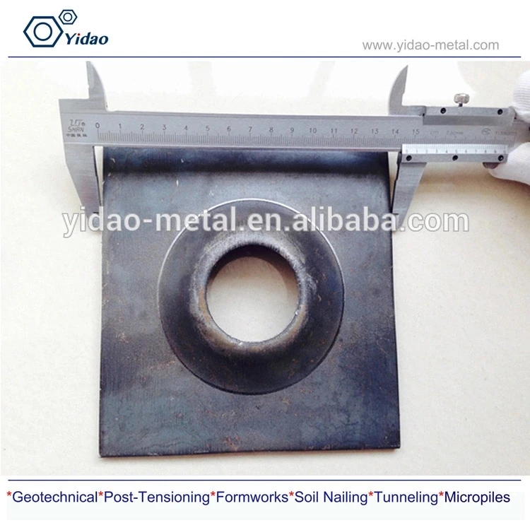 Domed washer 30 degree for concrete construction tunnelling and mining application