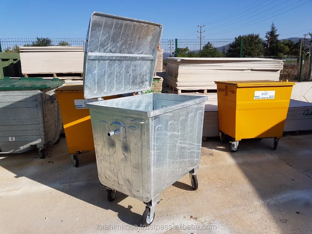 
1100 liter metal Waste Container garbage bin 